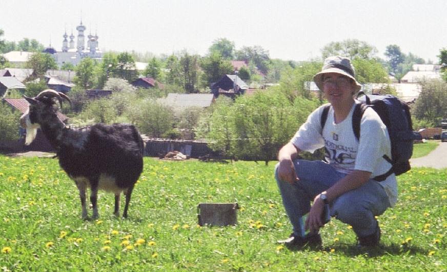 Don Dansereau and a guy in a hat